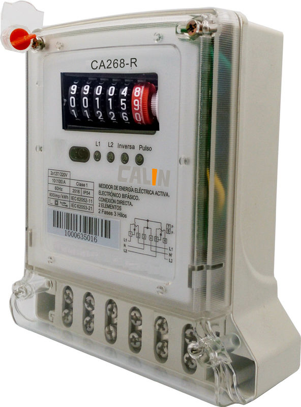 COM d'IR mettent en communication les mètres intelligents de paiement d'avance sans fil de compteur d'électricité pour la mesure absente neutre de l'électricité
