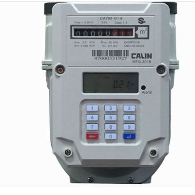 Clavier numérique en aluminium en acier STS AMR Prepaid Gas Meter de diaphragme